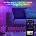 Christmas Tree RGB Lights Smart Bluetooth Control