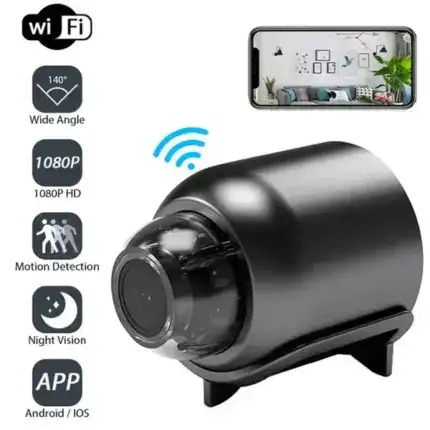 Compact HD Wireless Surveillance Camera