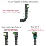 Flexible Rearview Mirror Smartphone Holder